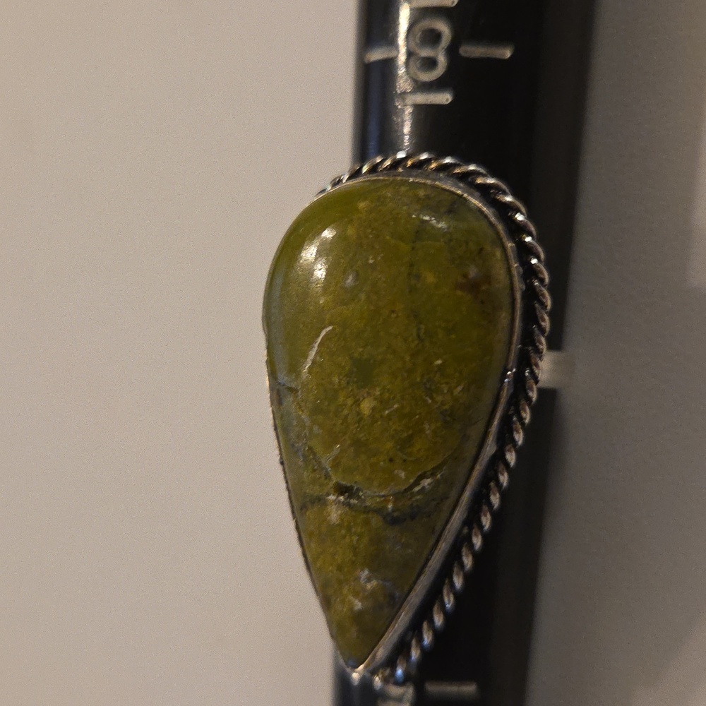 Natural Stone Statement Ring. #4736 - image 3